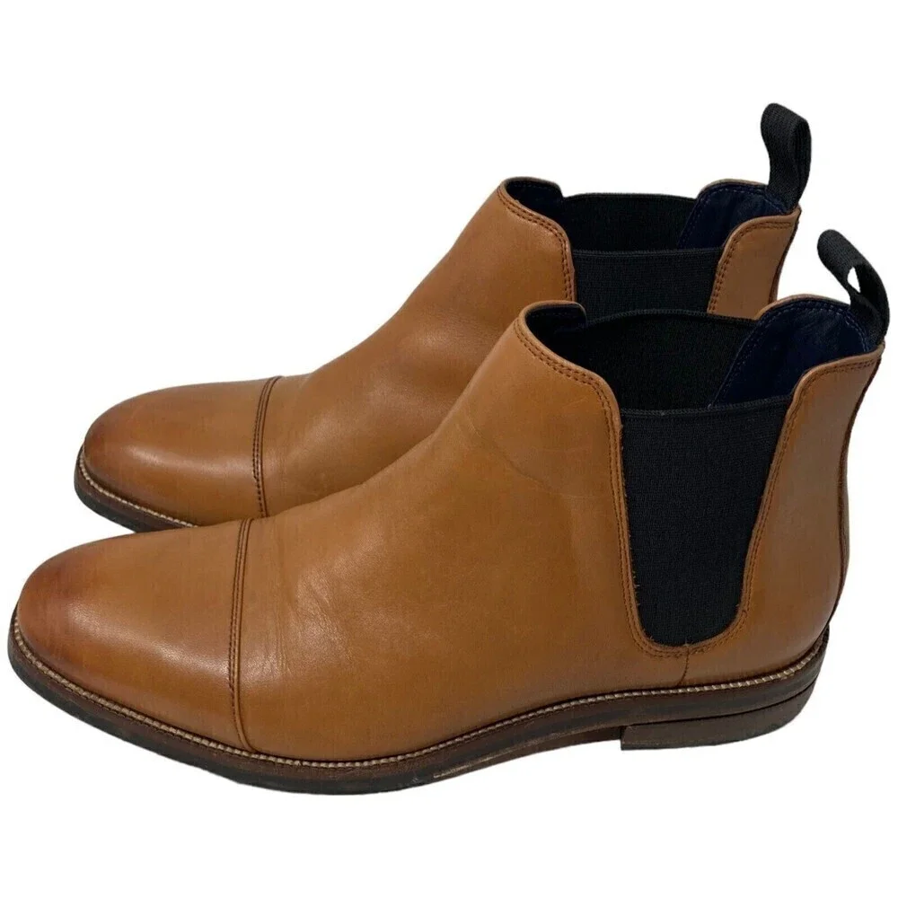 Cole Haan Men's Wagner Grand Chelsea Boot Leather Tan Size 8M